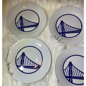 Williams Sonoma Golden State Warriors plates